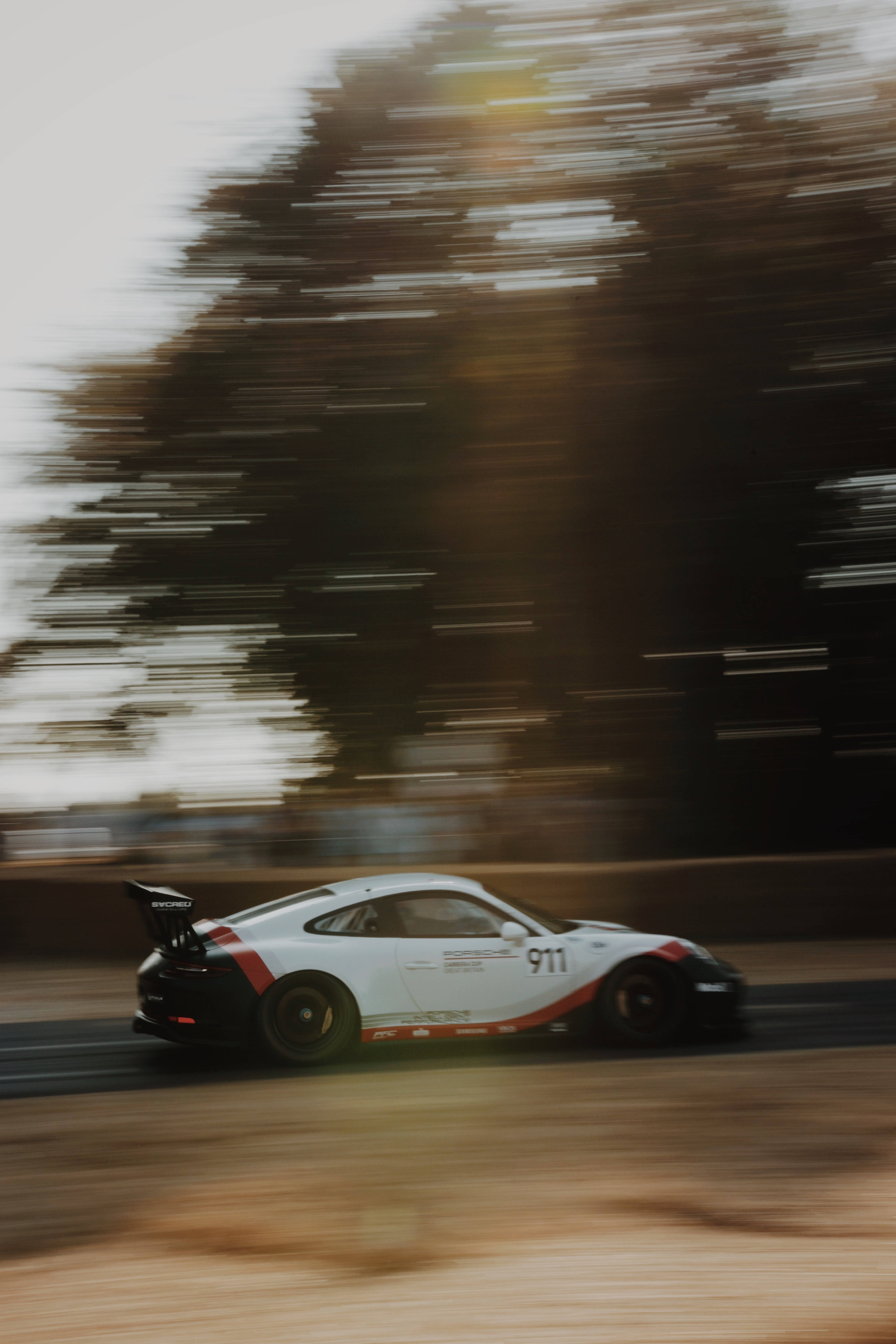 Awesome White Racecar Speed Iphone Wallpaper