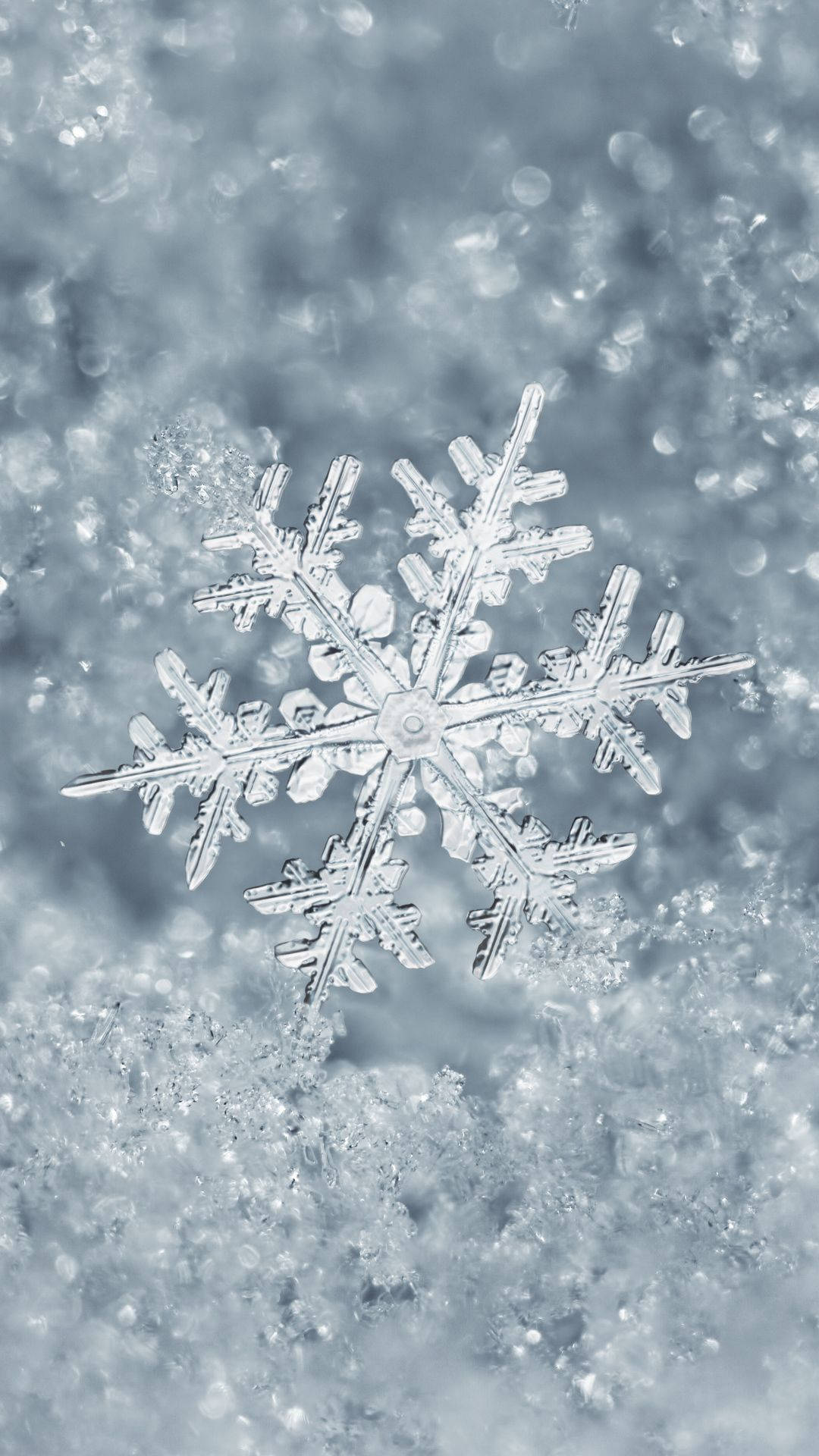 Awesome Winter Snowflake Wallpaper