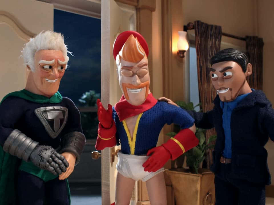 Awkward Face Of Rex In Supermansion Wallpaper