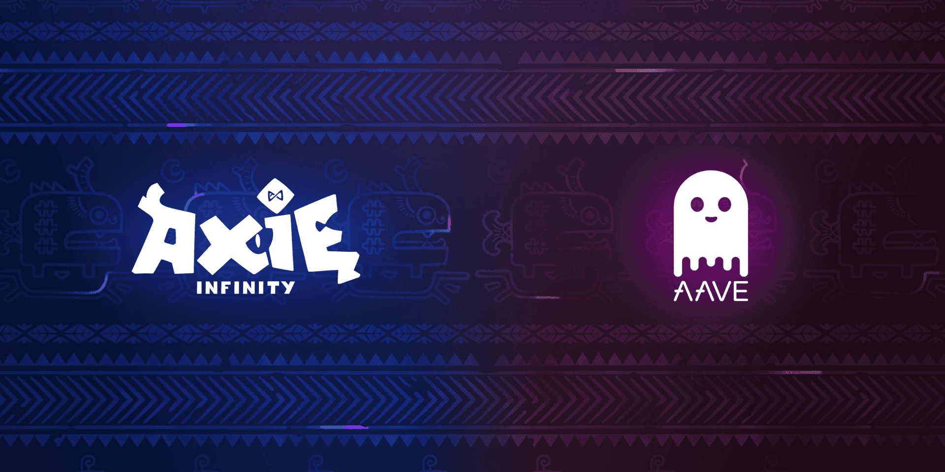Axe And Hive Logos On A Dark Background