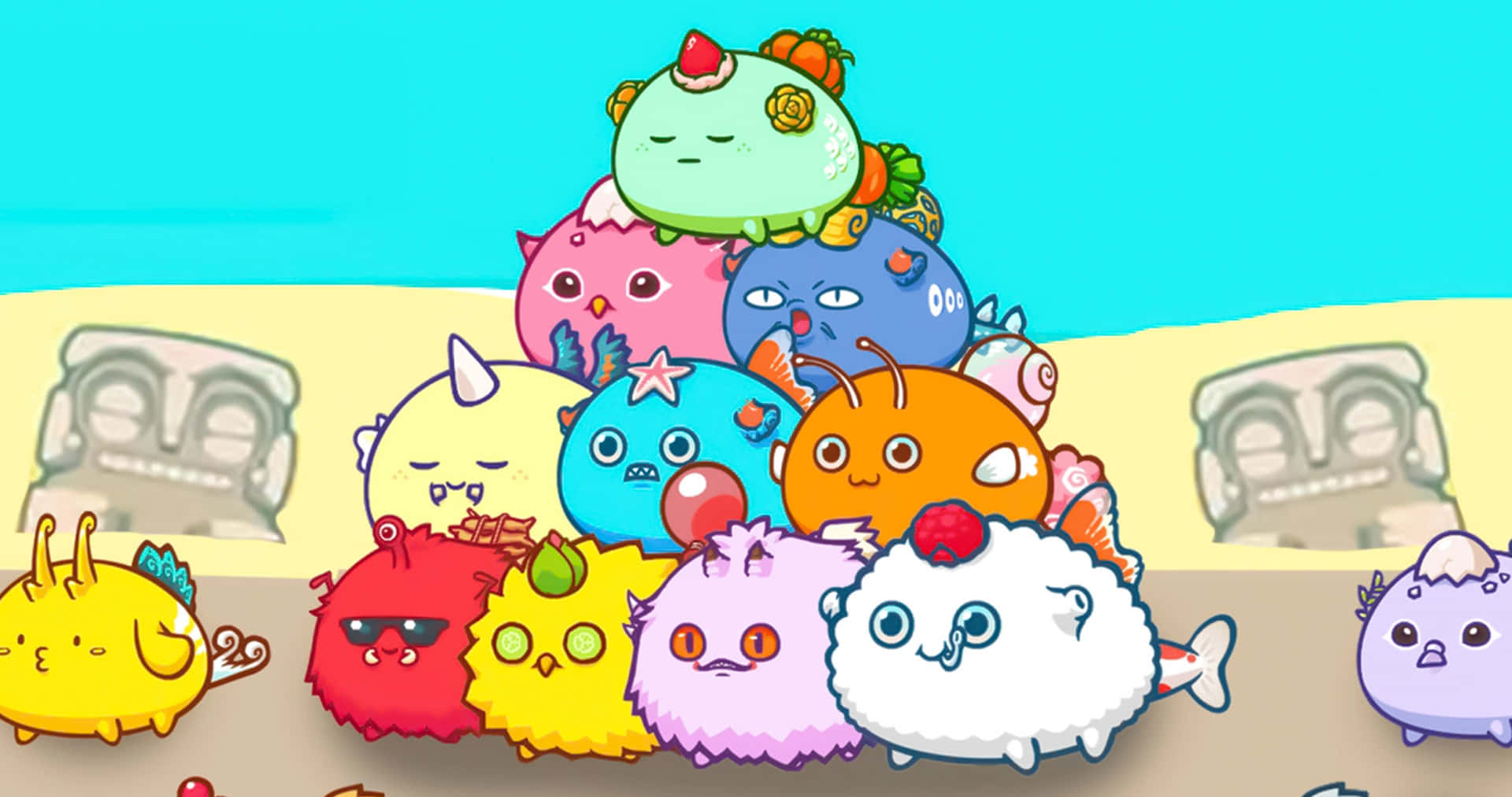 Team up and explore magical worlds with Axie