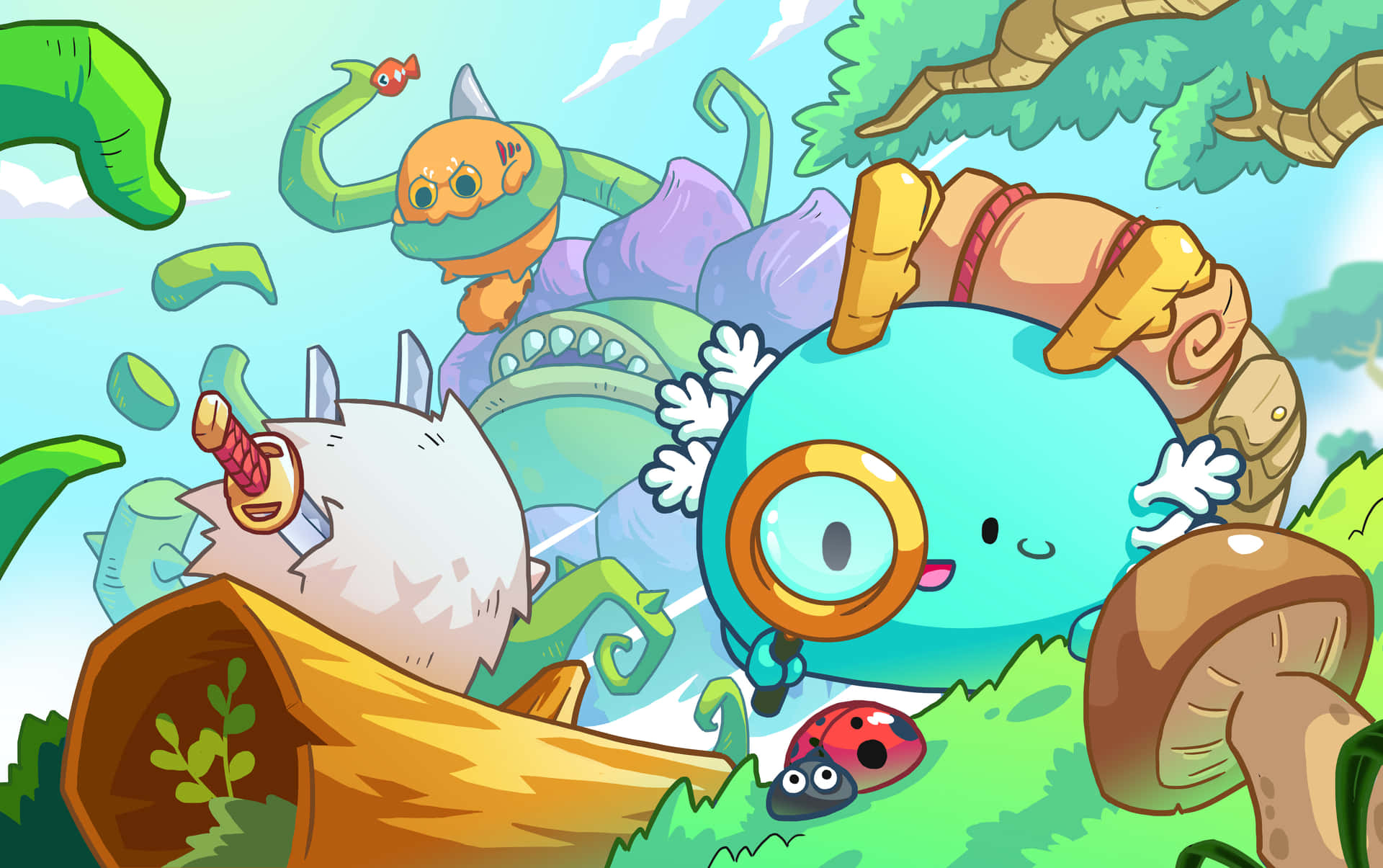 Explore the boundless adventures of the blockchain game Axie Infinity