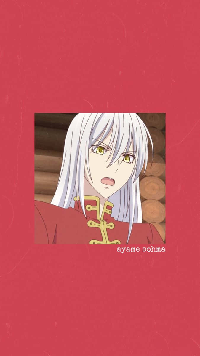 Ayame Sohma Anime Portret Achtergrond