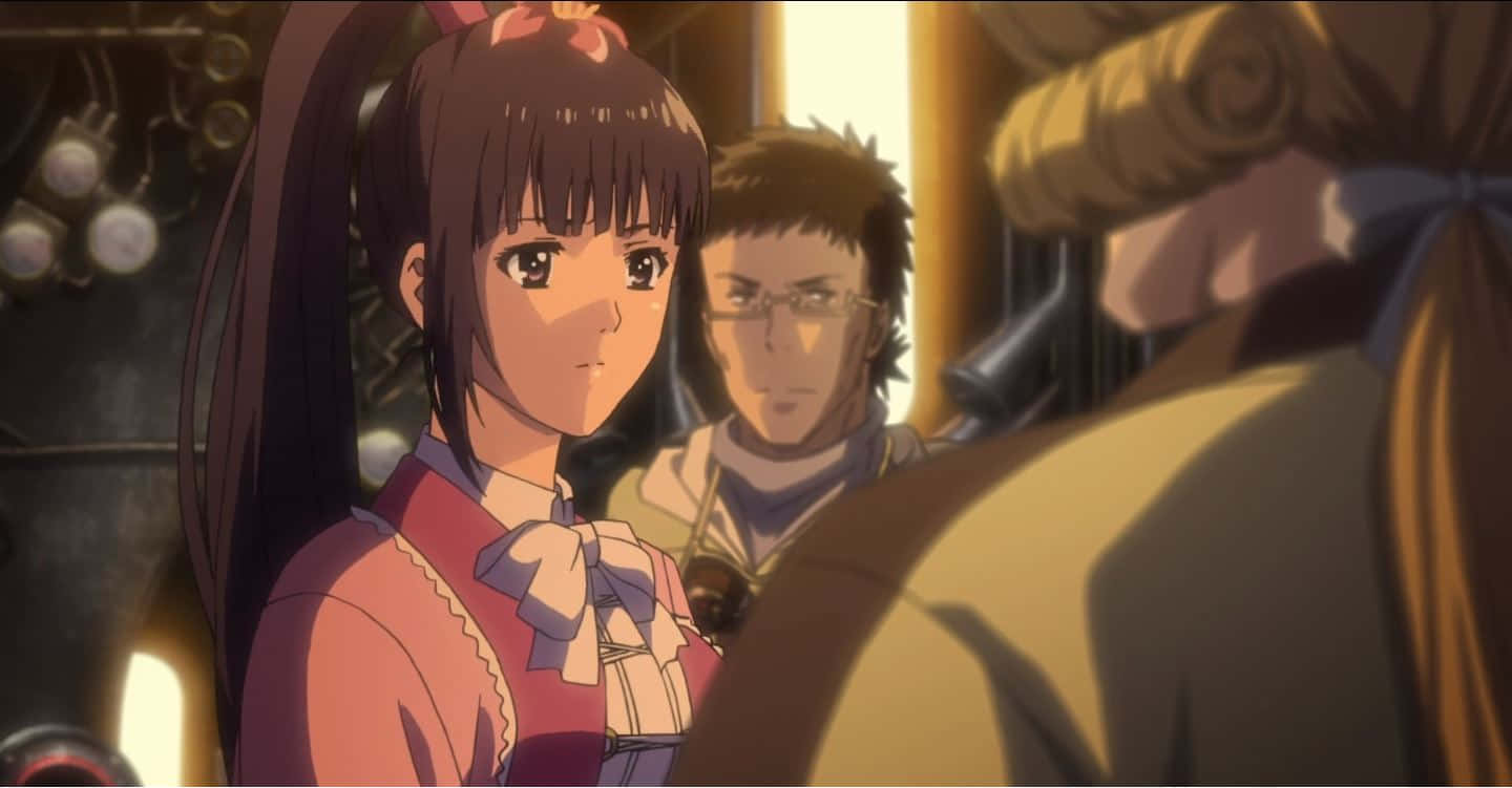 Ayame Yomogawa, En Hovedperson Fra Kabaneri Of The Iron Fortress Bakgrunnsbildet