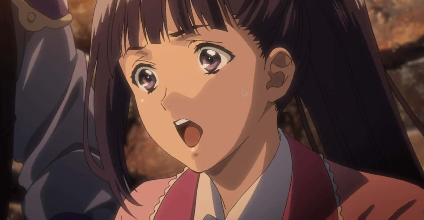 Ayame Yomogawa Anime Karakter Sjokk Bakgrunnsbildet