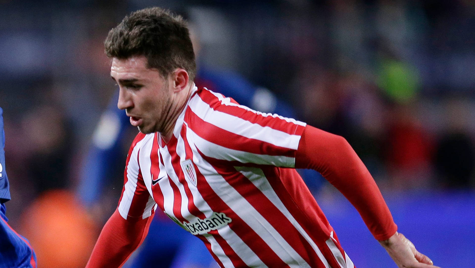 Aymeric Laporte In Red And White Wallpaper