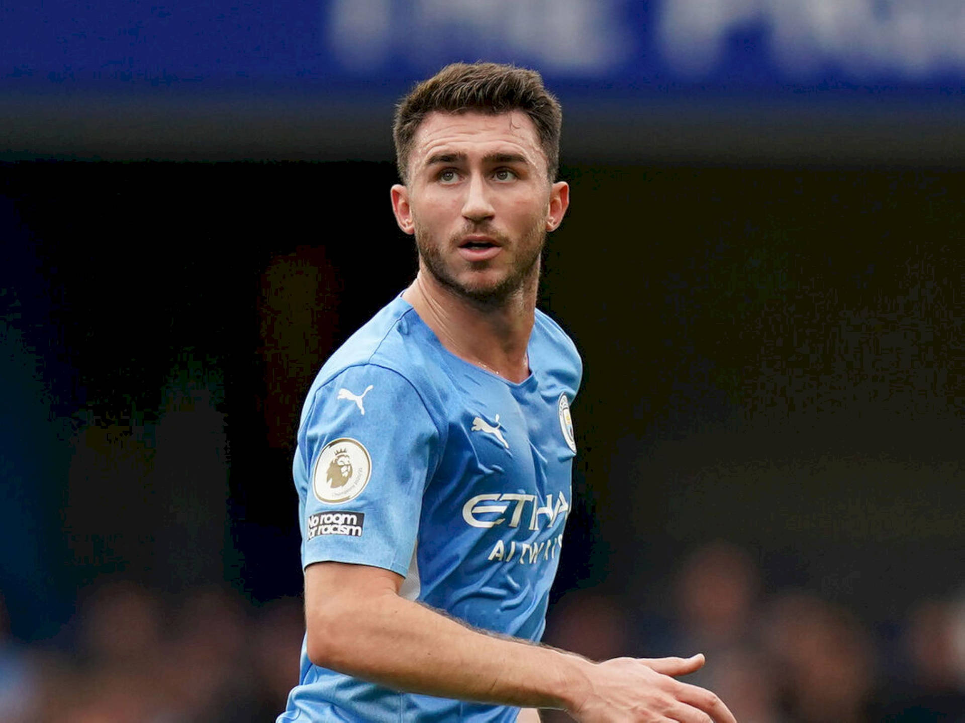Aymeric Laporte Looking Up Wallpaper