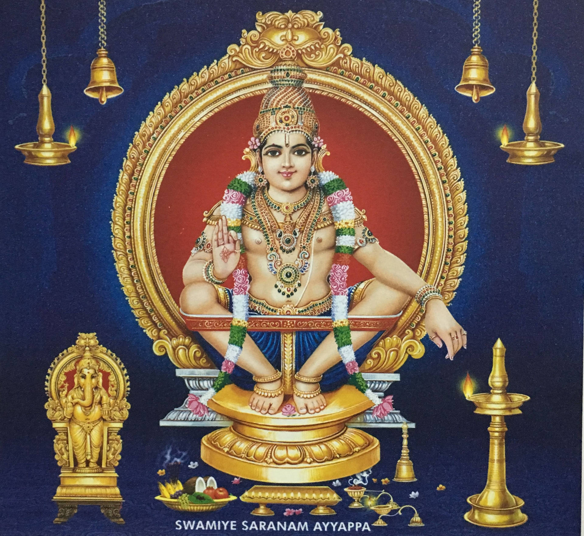 Ayyappan Hindu Gud Wallpaper