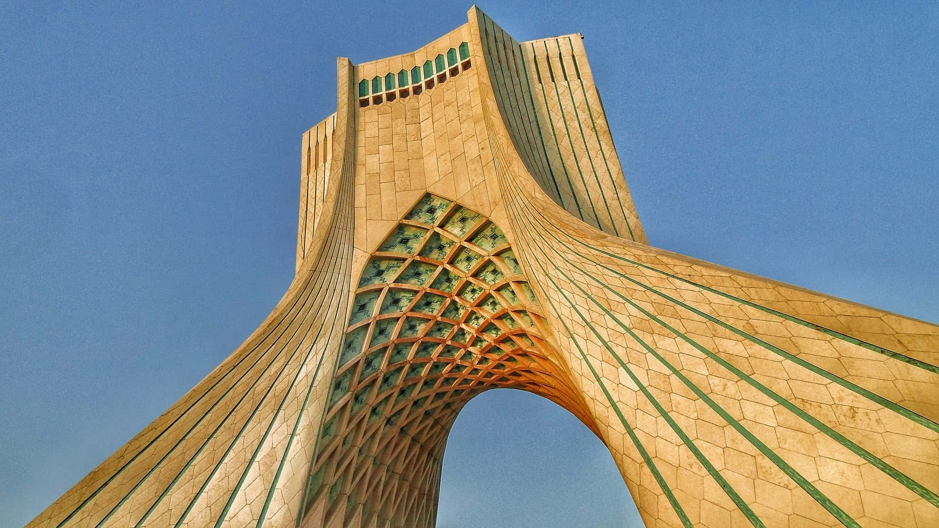 Azadi Tower Brown Structure Wallpaper