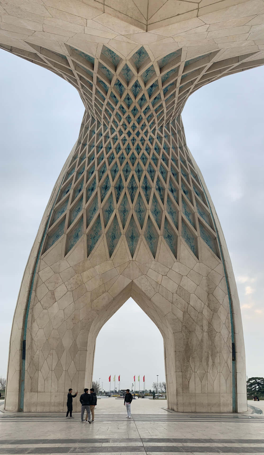 Azadi Tower Iphone Underside Wallpaper