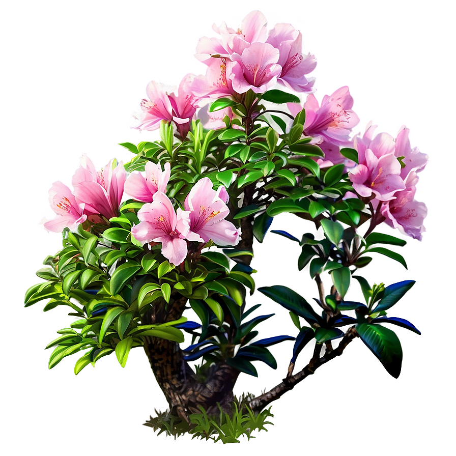 Azalea Flower Bush Png Oxx PNG