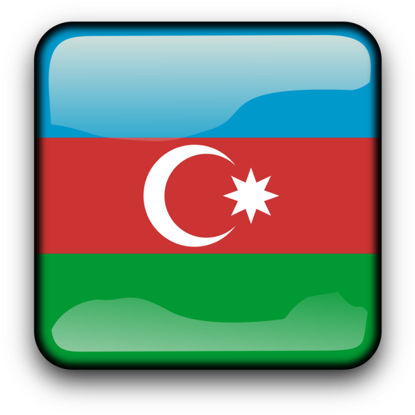 Azerbaijan Flag Icon PNG