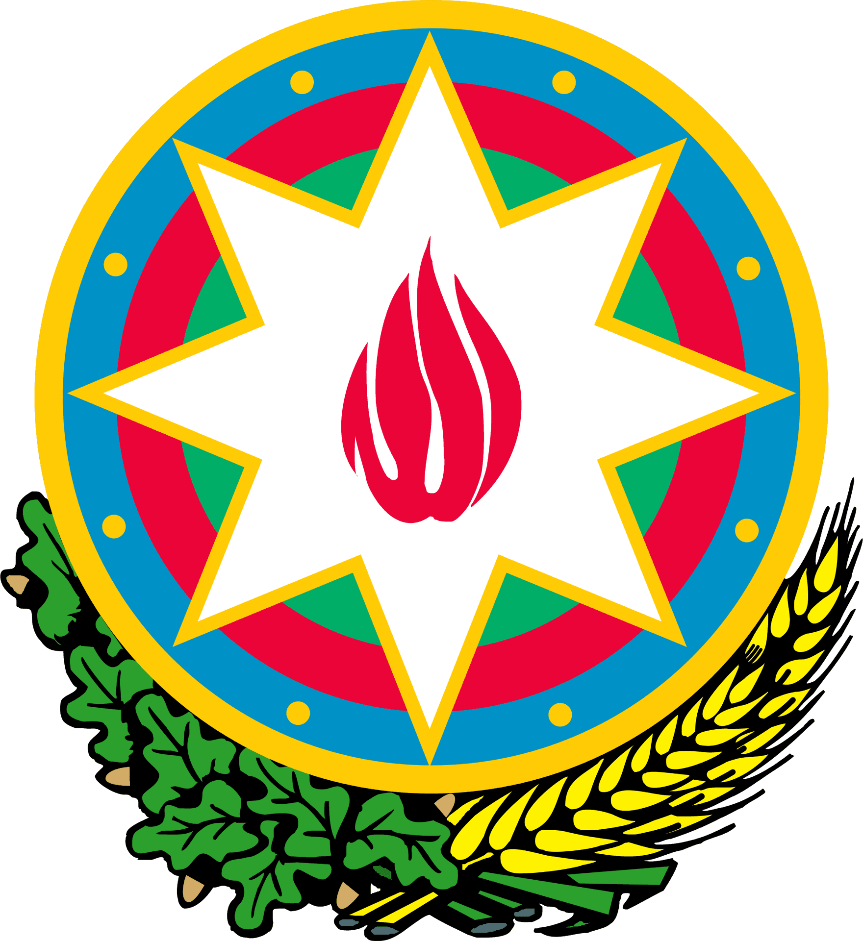 Azerbaijan Ministryof Defense Emblem PNG