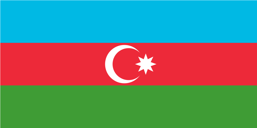 Azerbaijan National Flag PNG
