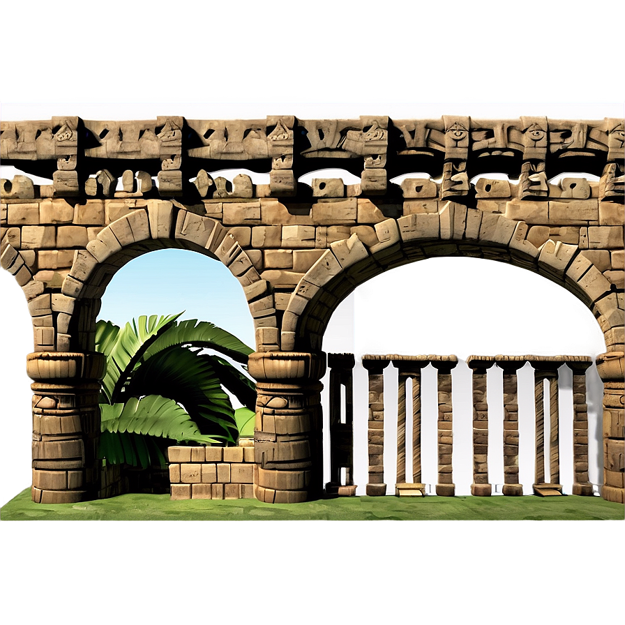 Aztec Aqueducts Png 06202024 PNG