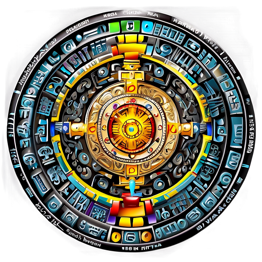 Aztec Calendar Png Jtx97 PNG