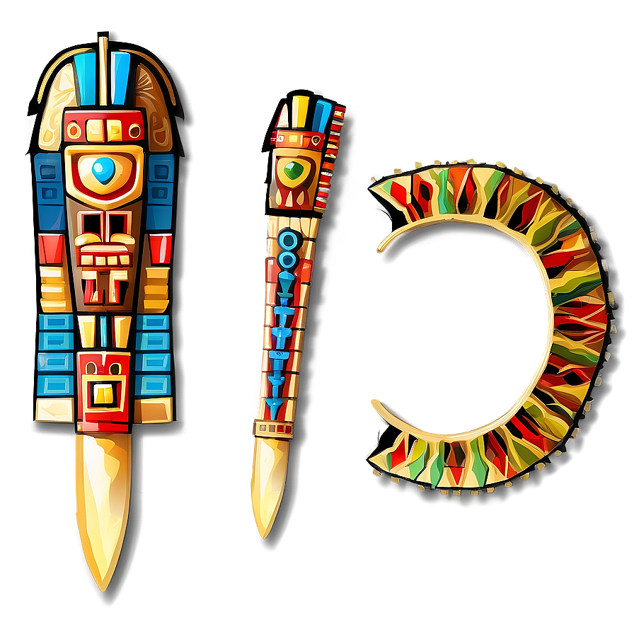 Aztec Ceremonial Knife Png Cyb PNG