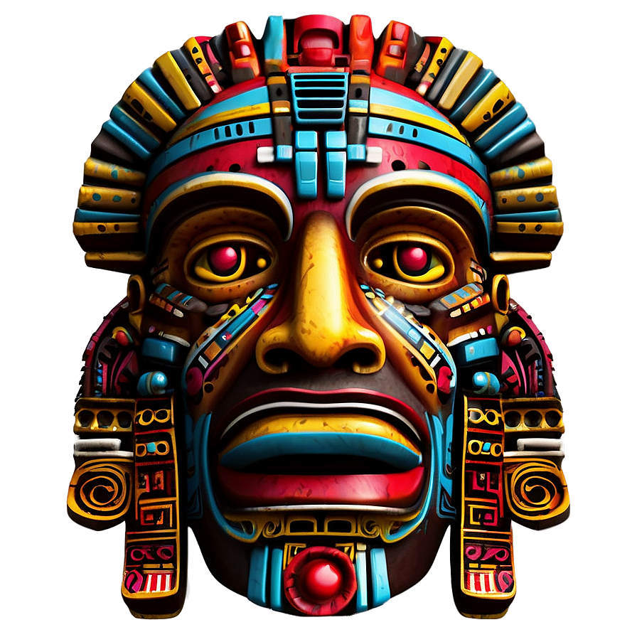 Aztec Sculptures Png Axq24 PNG