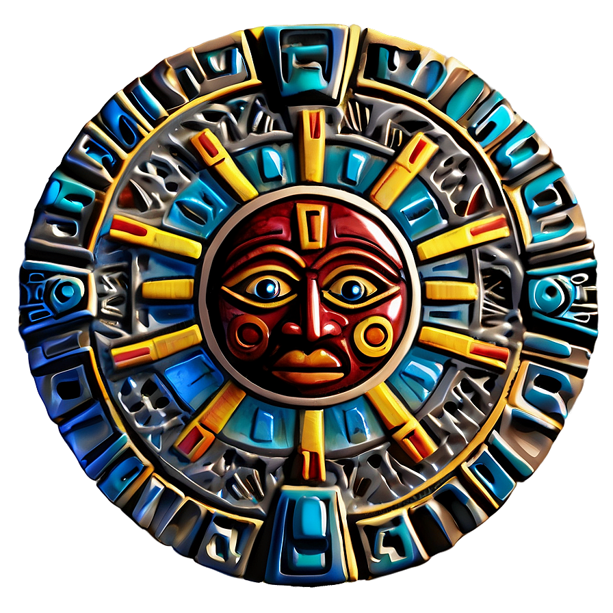 Aztec Sun Stone Png 93 PNG