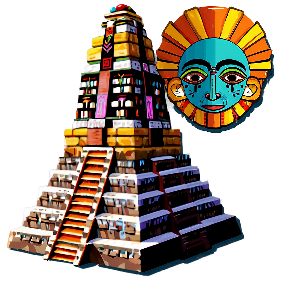 Aztec Temples Png Ofl PNG