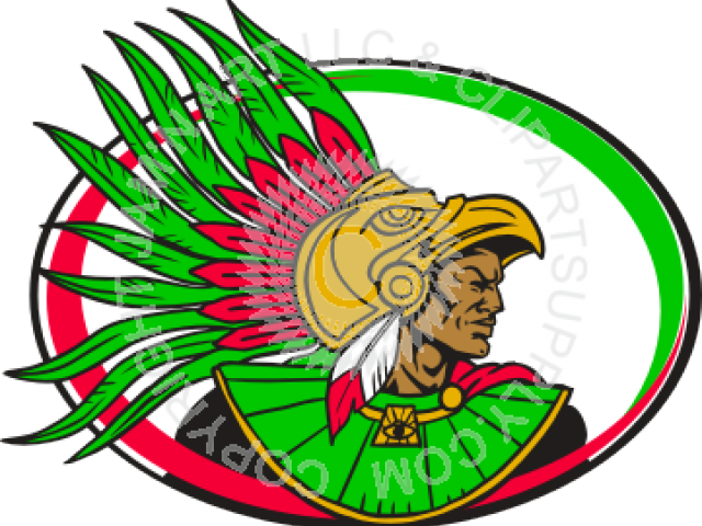 Aztec Warrior Emblem PNG