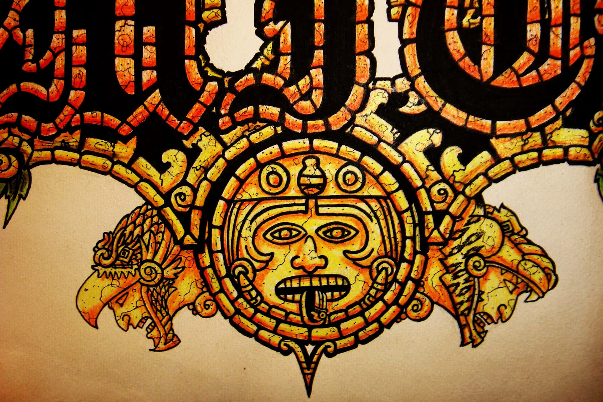 Aztec Kriger 3072 X 2048 Wallpaper