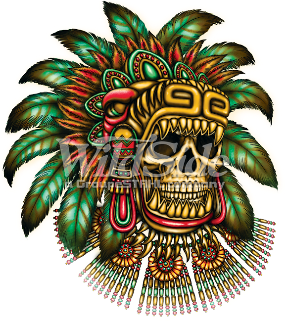 Aztec_ Warrior_ Artwork PNG