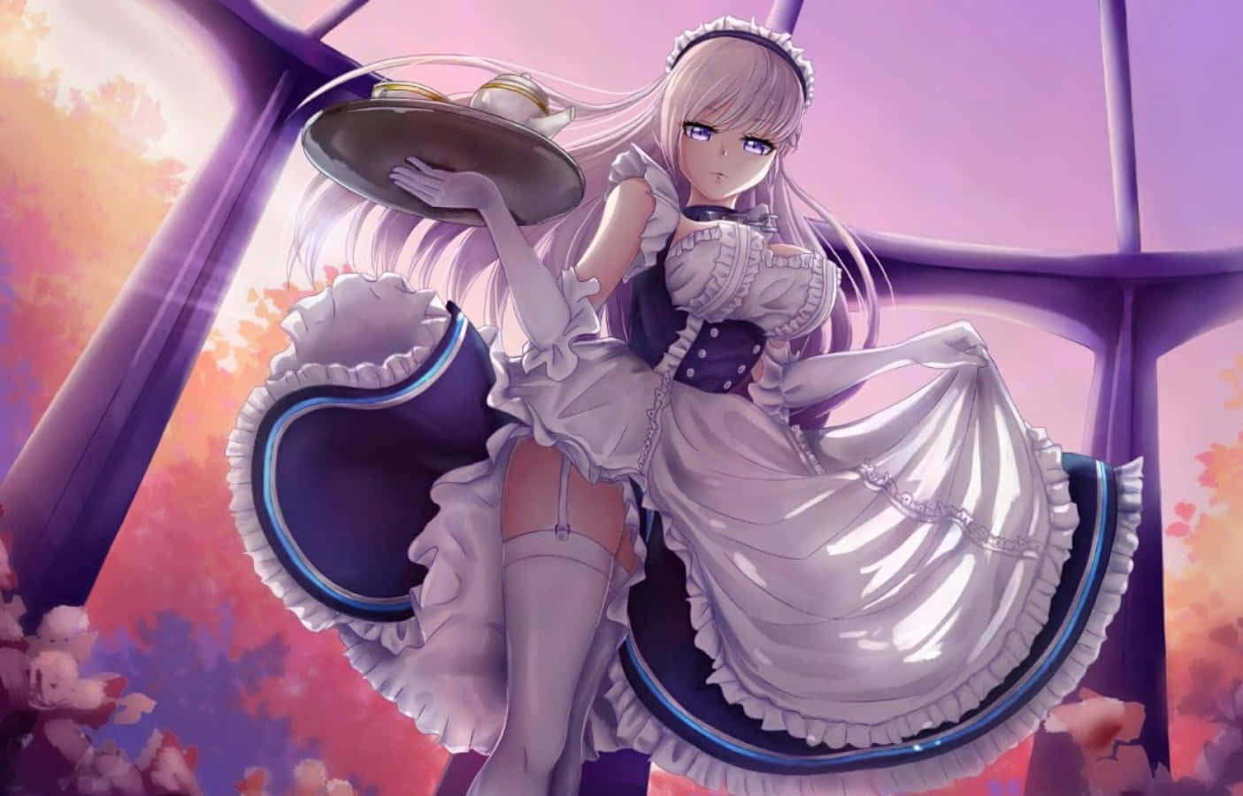 Azur Lane Belfast, A Stately Maid At Your Service Wallpaper