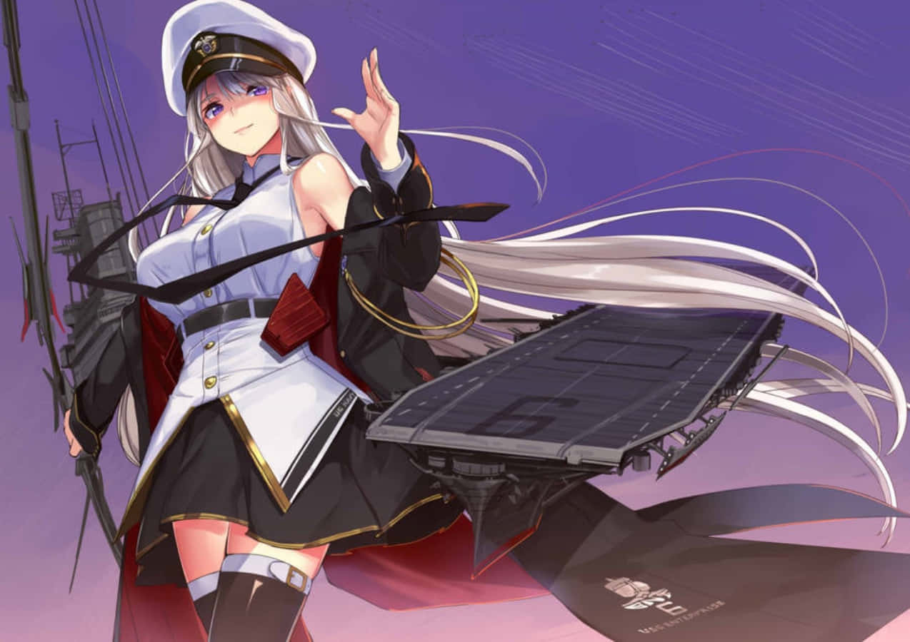 Download Azur Lane Enterprise In Battle Wallpaper | Wallpapers.com