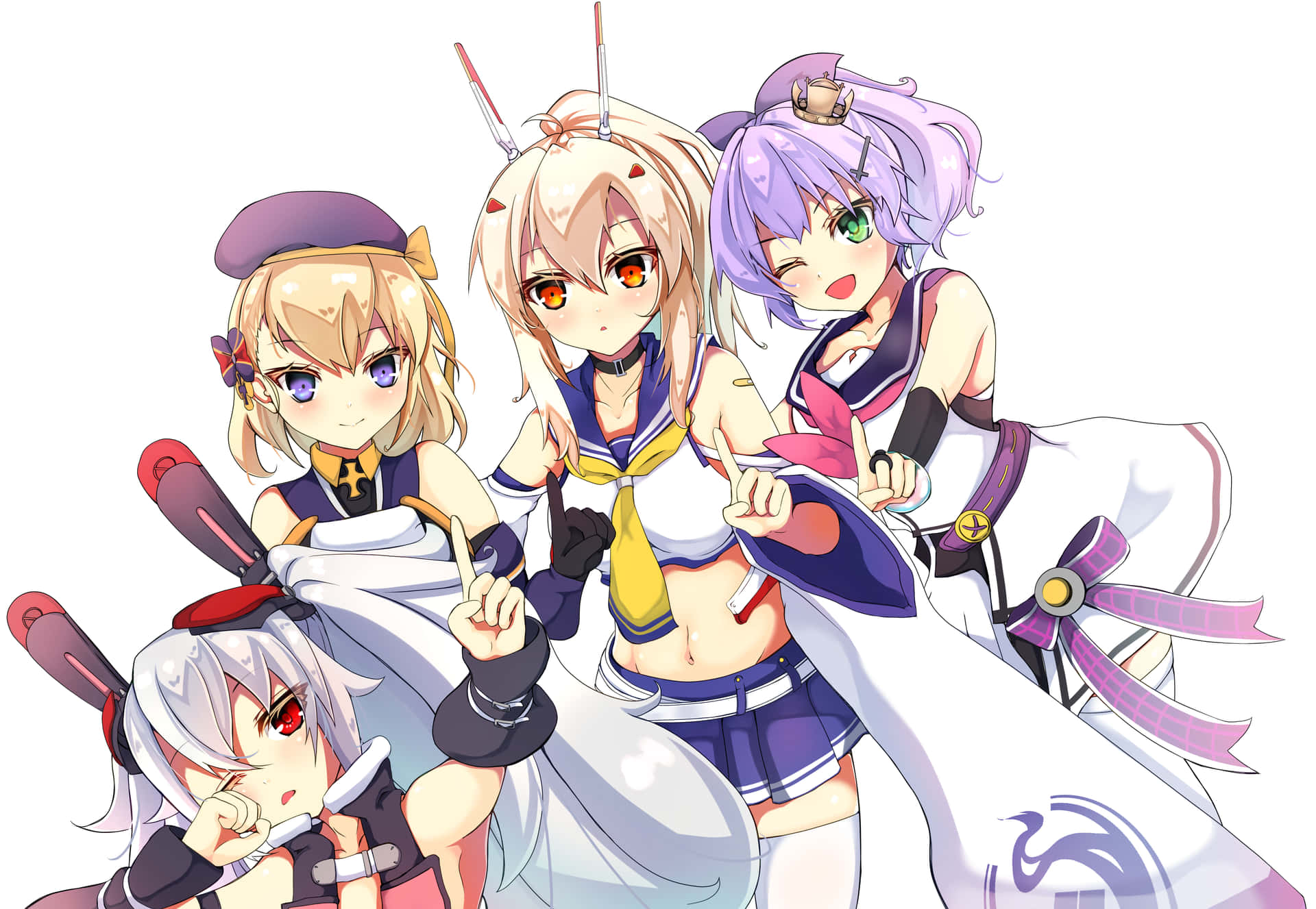 Karya Seni Grup Azur Lane Wallpaper