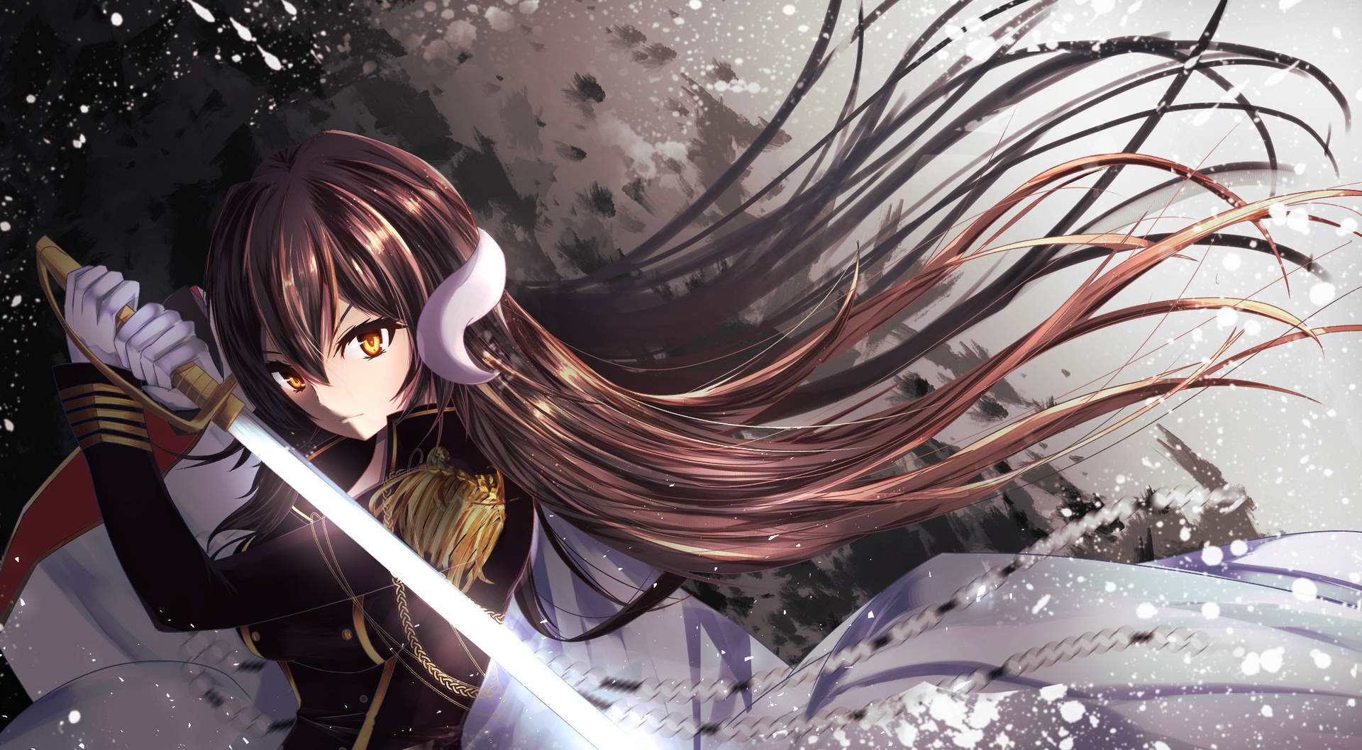 Unlock your power with Mikasa’s sword Wallpaper