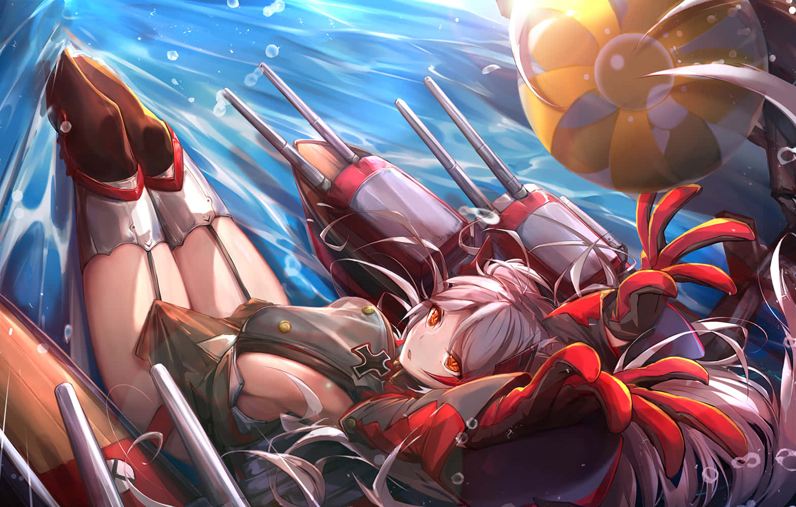 Azur Lane Prinz Eugen In Her Majestic Battleship Image. Wallpaper