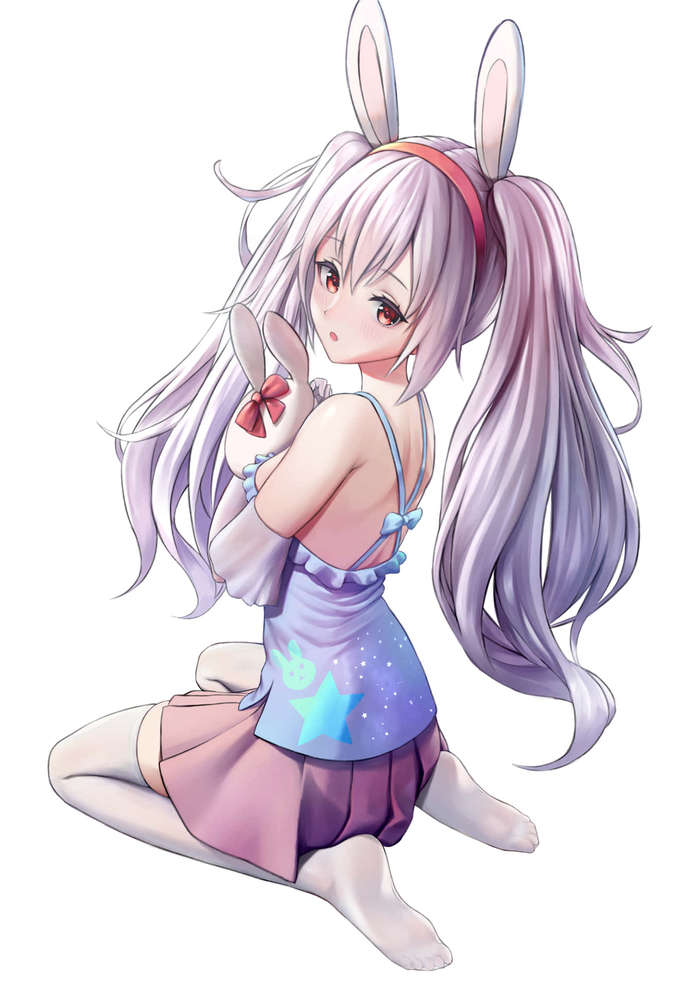 Azur Lane's Laffey Glowing In Moonlight Wallpaper