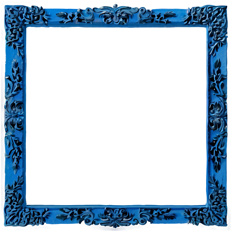 Download Azure Blue Frame Png Seg75 | Wallpapers.com