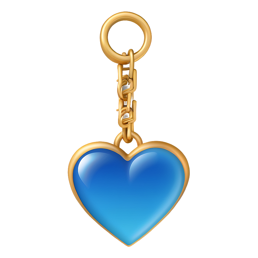 Azure Blue Heart Emoji Png Rbi PNG