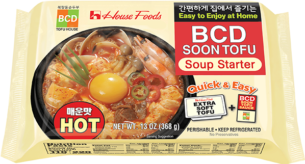 B C D Soon Tofu Soup Starter Packaging PNG