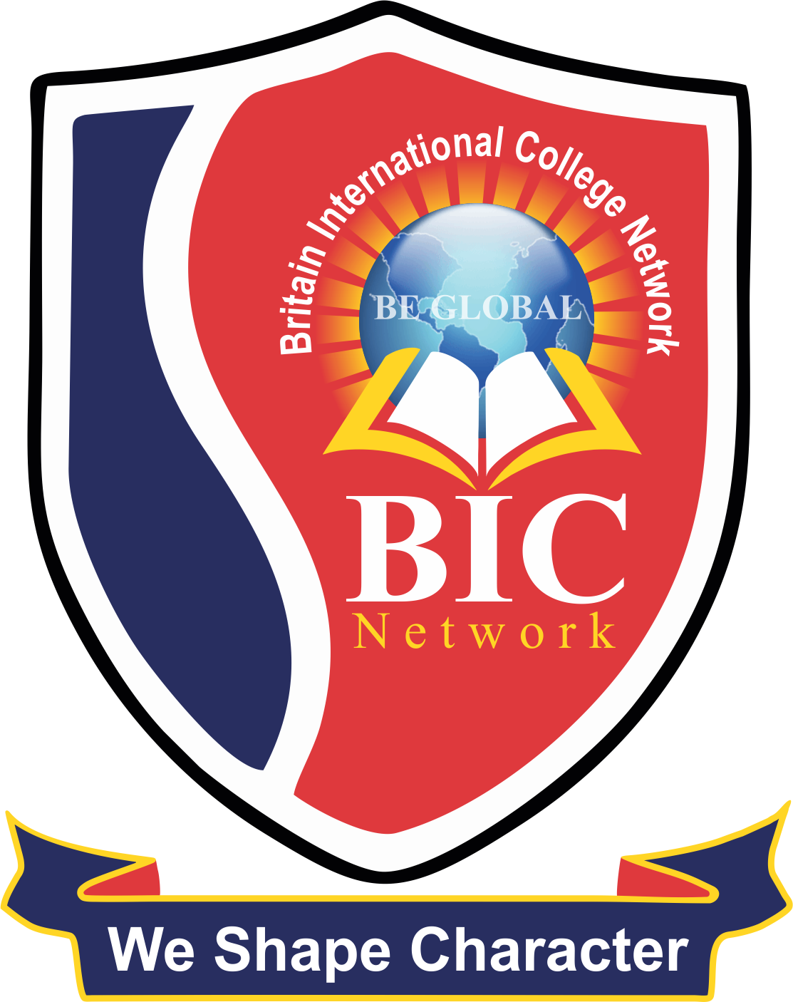 B I C Network College Emblem PNG