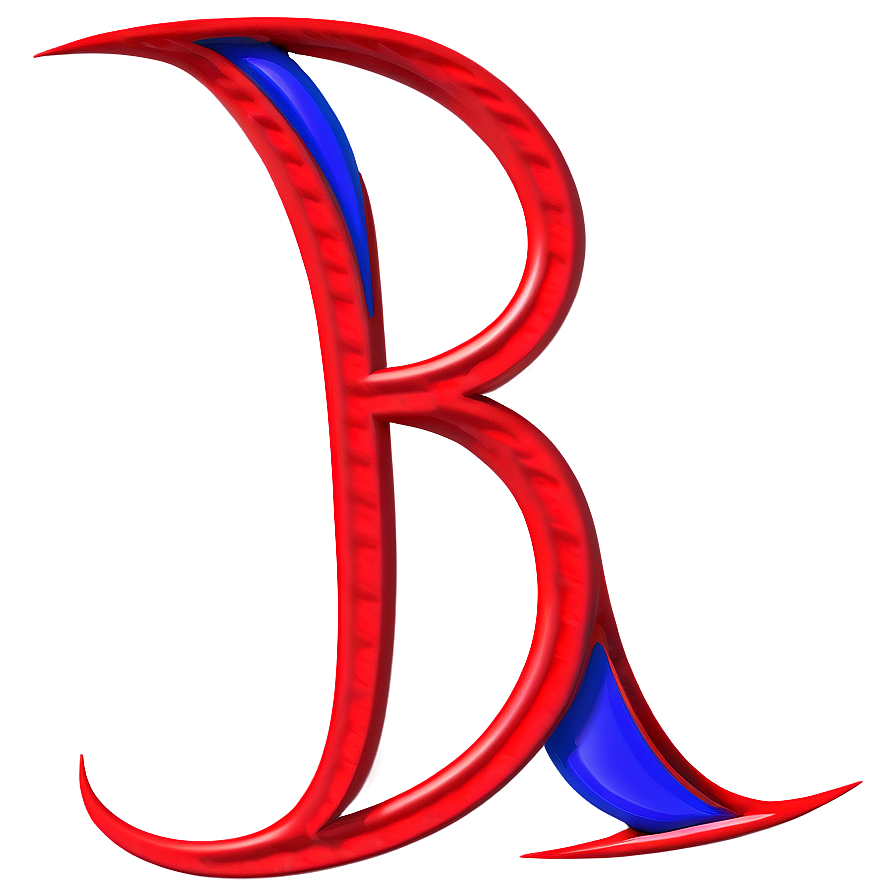 B In Script Style Png Oww90 PNG