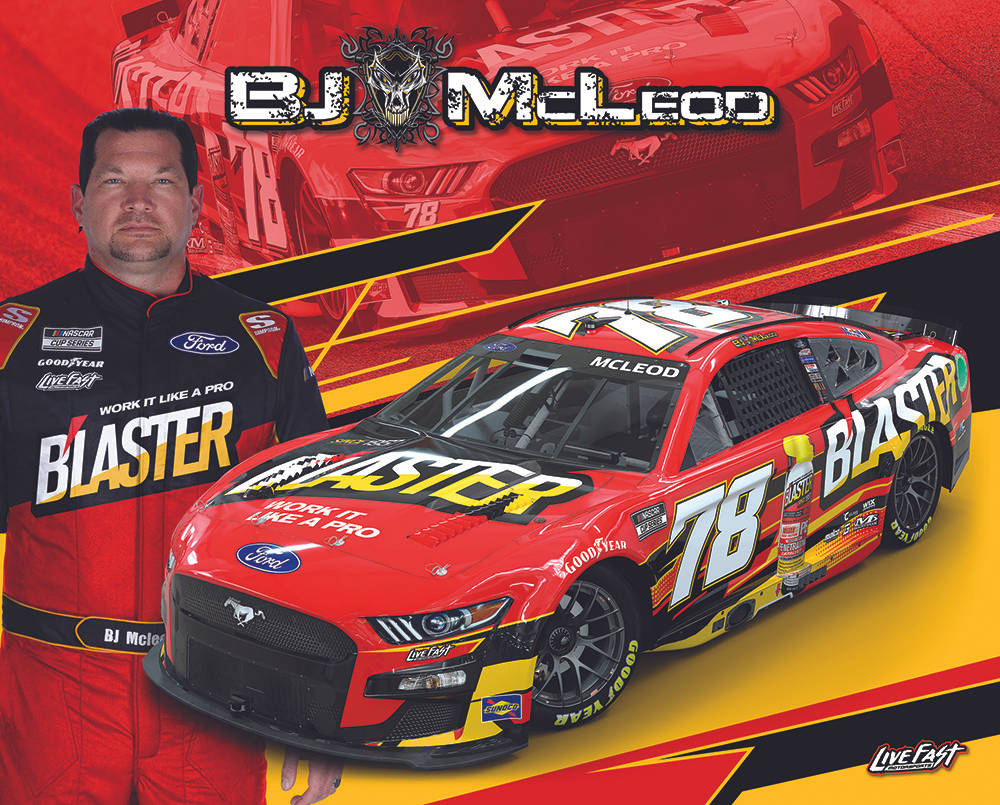 B.j. Mcleod Red Blaster Car Wallpaper