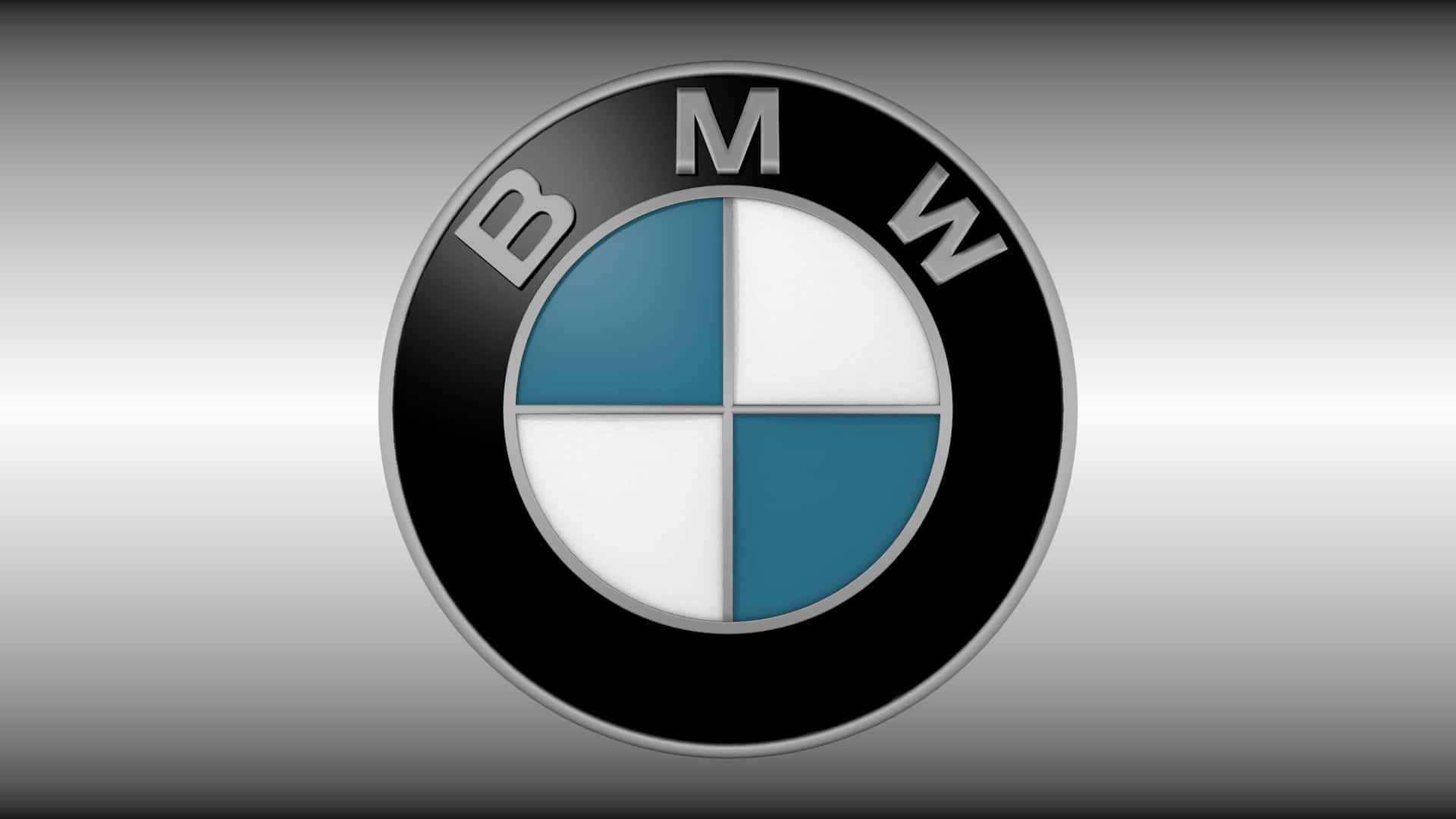 B M W Logo Classic Design Wallpaper