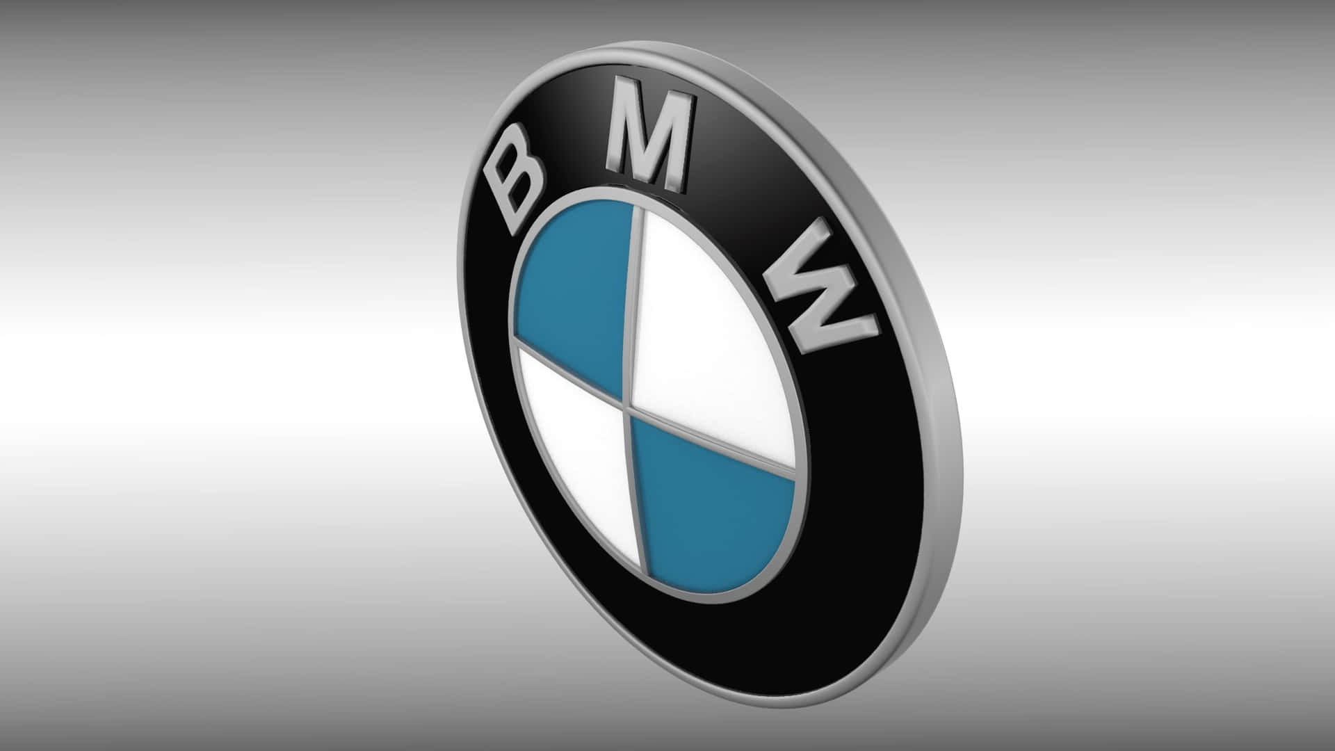 B M W Logo3 D Rendering Wallpaper