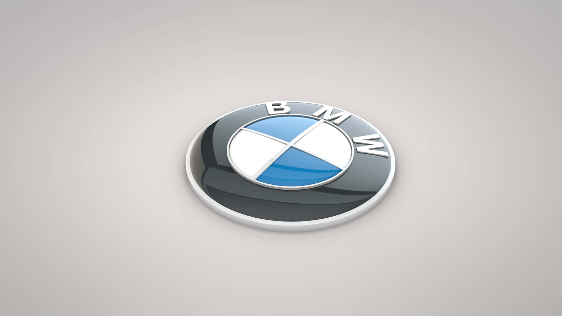 B M W Logo3 D Rendering Wallpaper