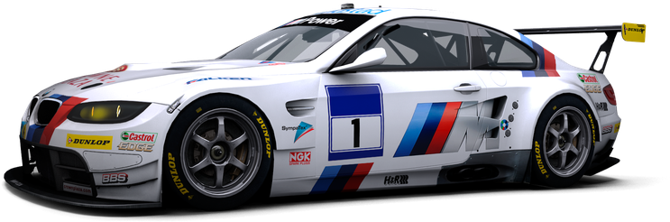 B M W Race Car Number1 PNG