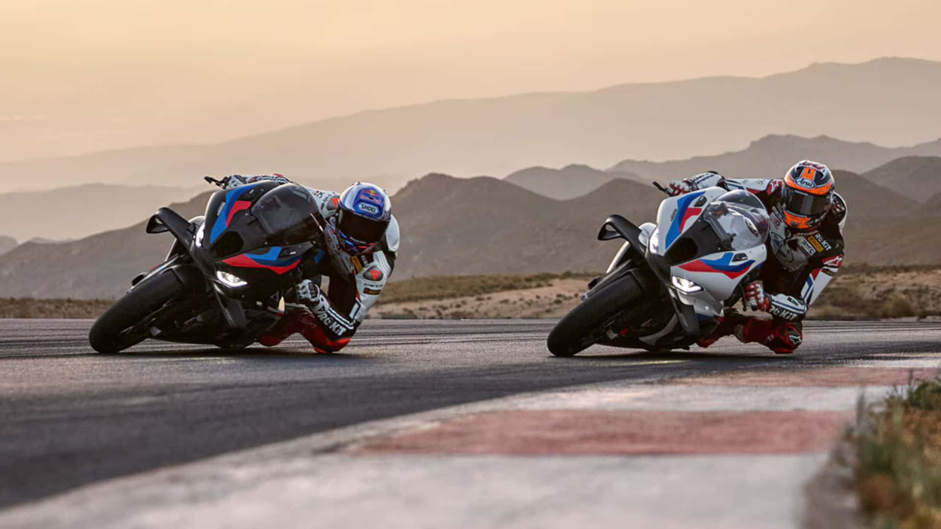 B M W S1000 R R Racing Action Wallpaper