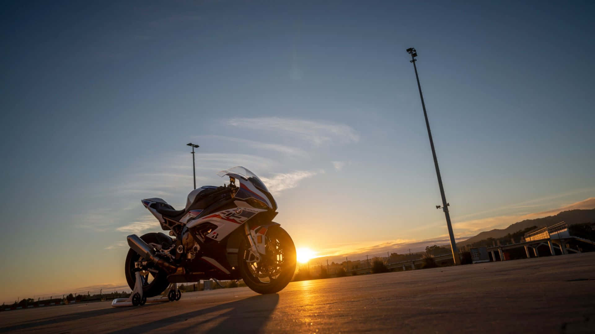 B M W S1000 R R Sunset Ride Wallpaper