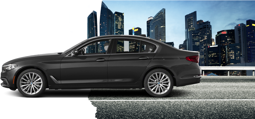 B M W Sedan Urban Backdrop PNG