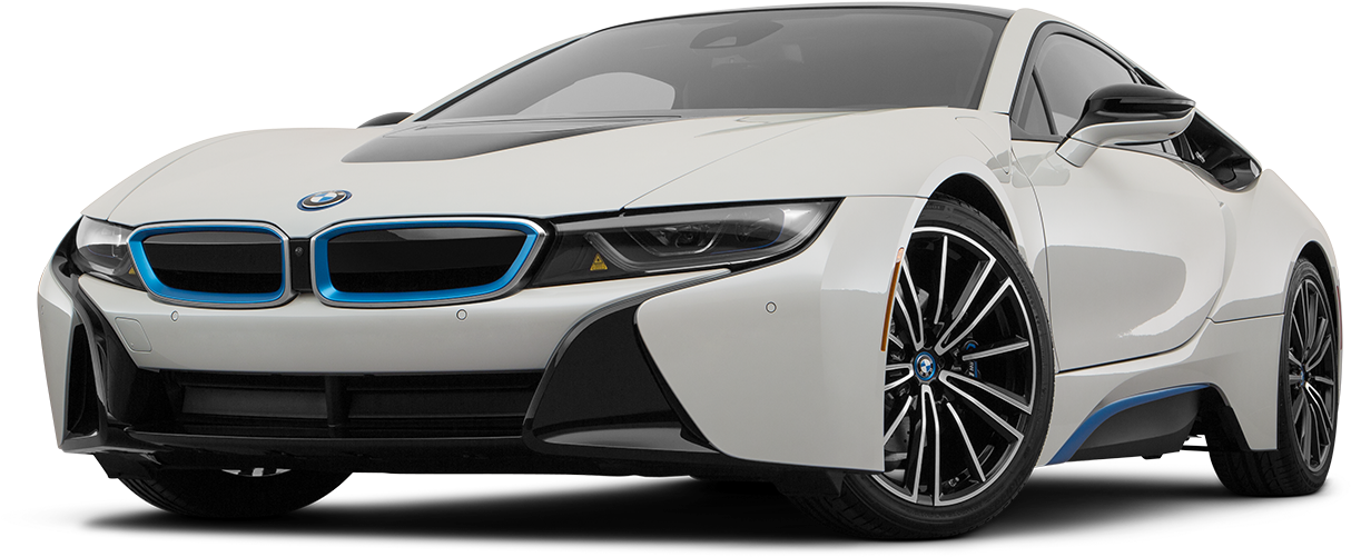 B M Wi8 Plugin Hybrid Sports Car PNG