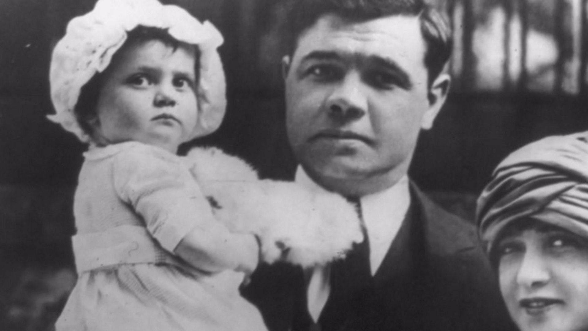Babe Ruth And Baby Girl Wallpaper