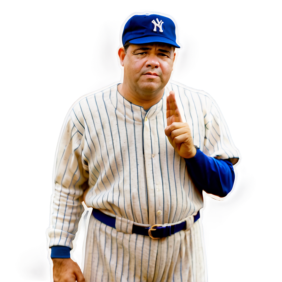 Babe Ruth B PNG