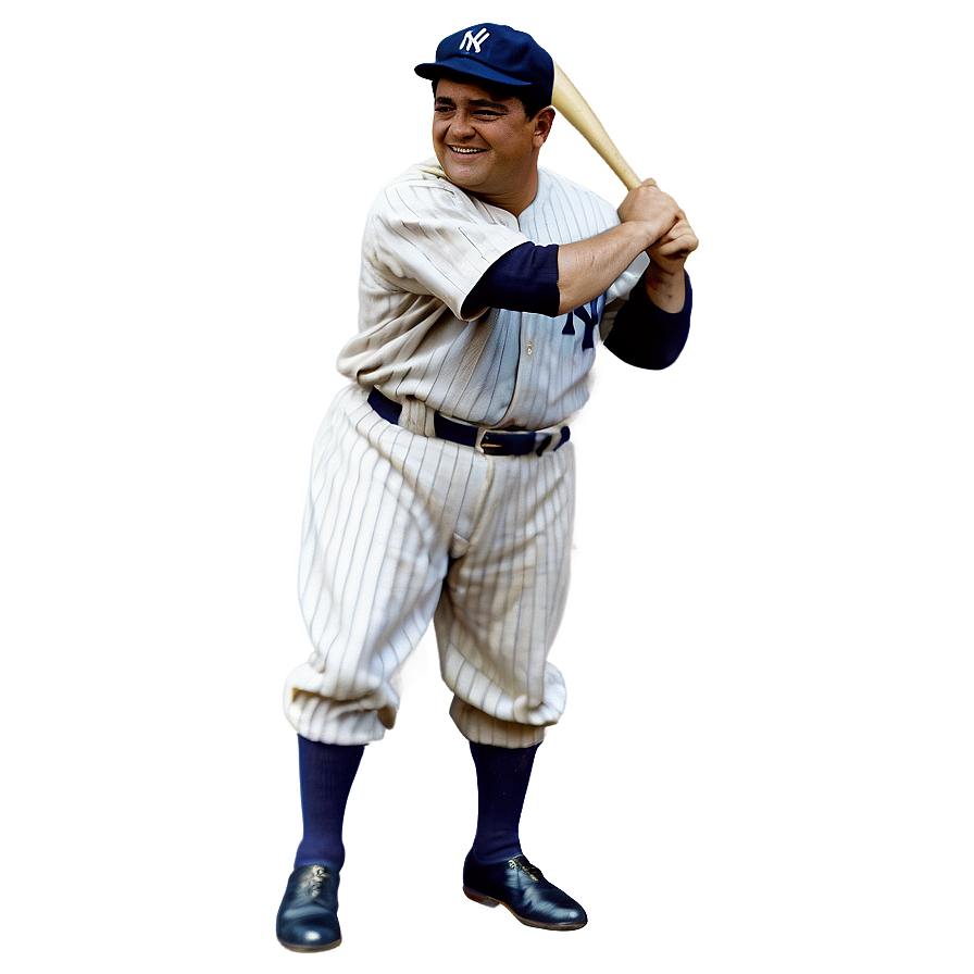 Babe Ruth Baseball Card Png Aiy92 PNG